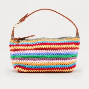 Fashion Nova Multicolor Crochet Shoulder Bag